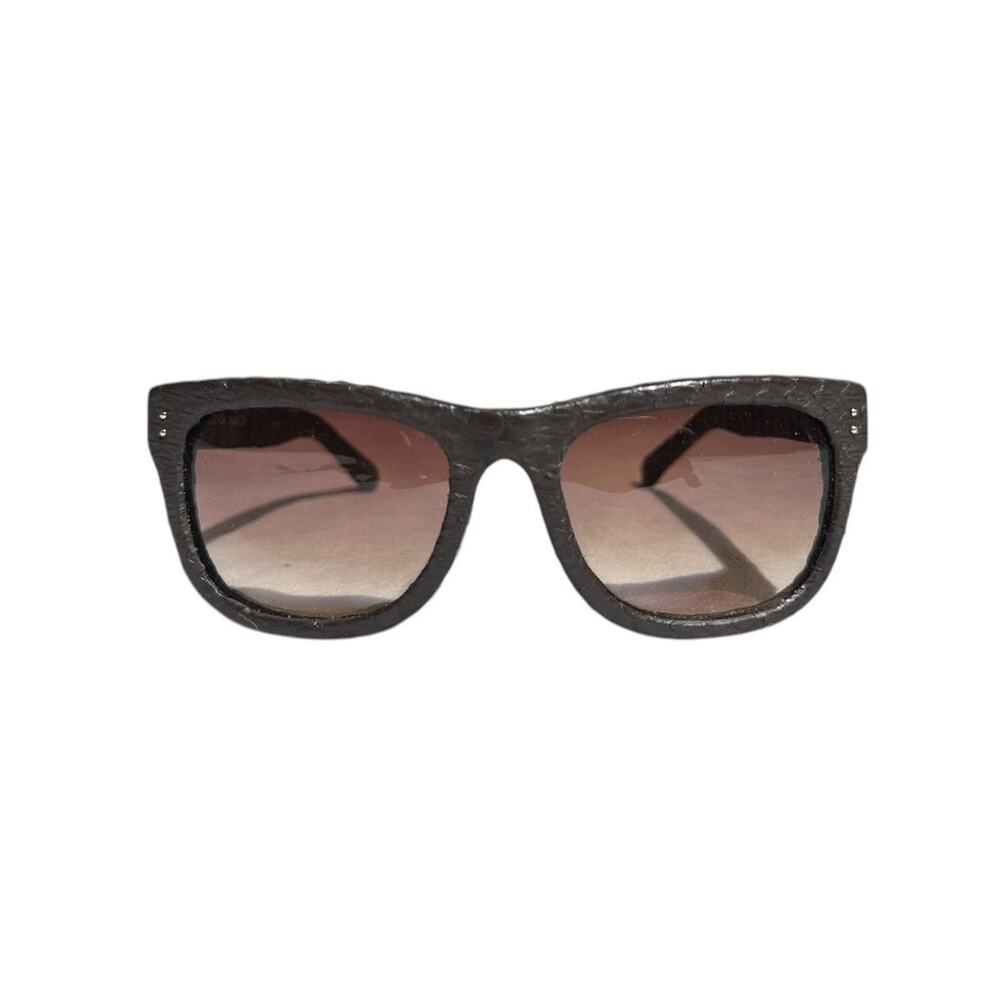 Python leather sunglasses - Picture 4 of 6